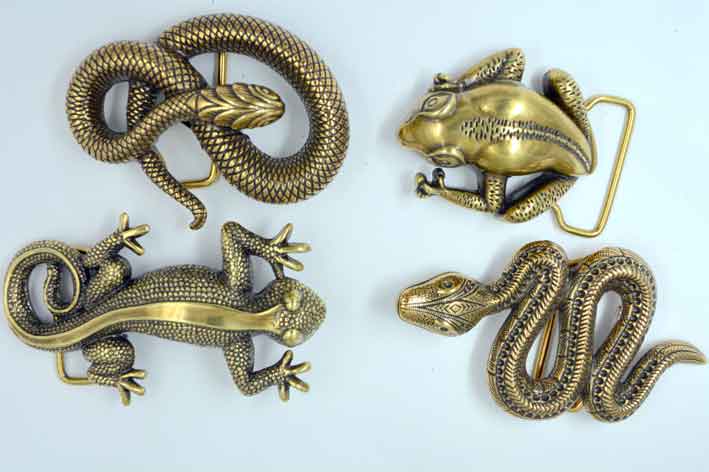 Kožený opasek SNAKE